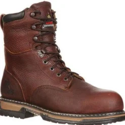 Rocky Men's Ironclad 8" Steel Toe WP Slip Resist Work Boot -- FQ0006693