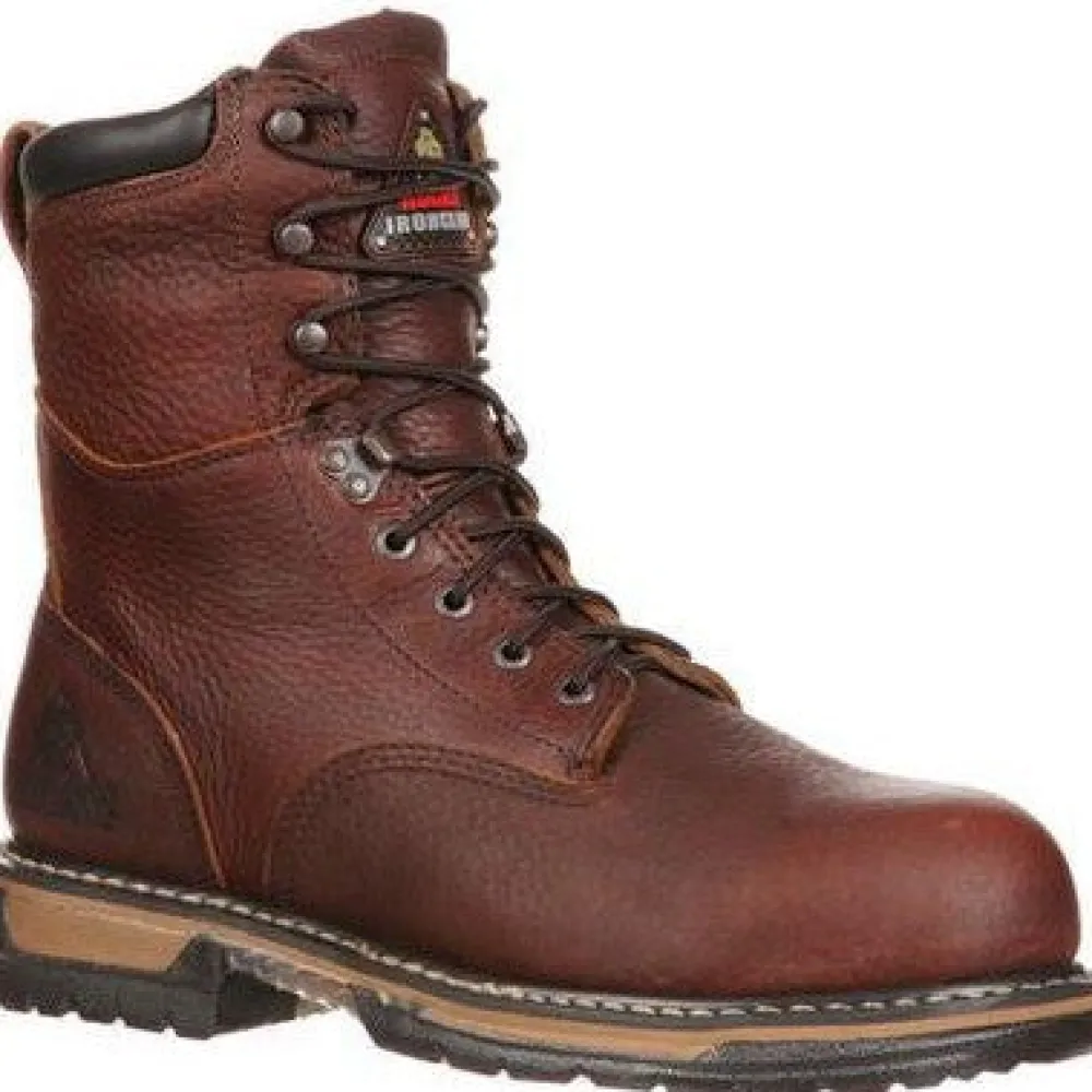 Rocky Men's Ironclad 8" Steel Toe WP Slip Resist Work Boot -- FQ0006693
