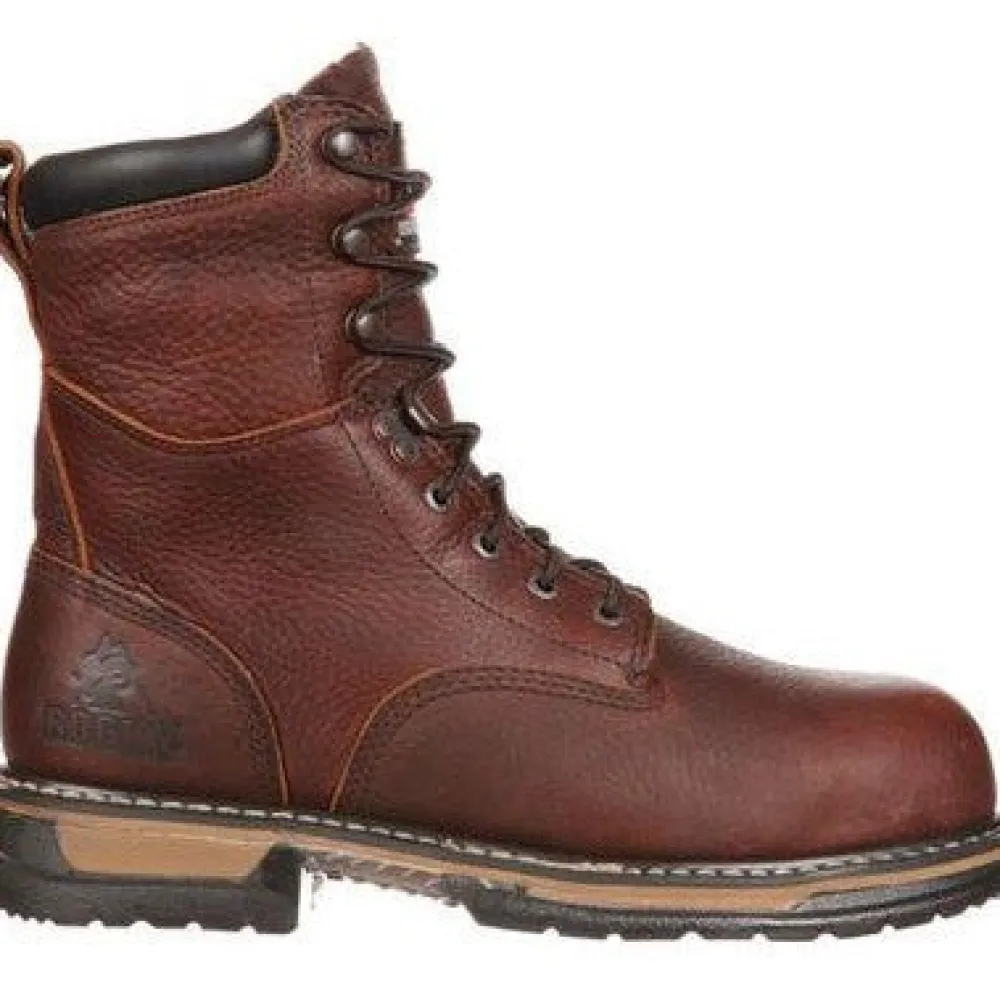 Rocky Men's Ironclad 8" Steel Toe WP Slip Resist Work Boot -- FQ0006693