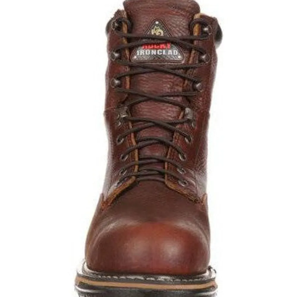 Rocky Men's Ironclad 8" Steel Toe WP Slip Resist Work Boot -- FQ0006693