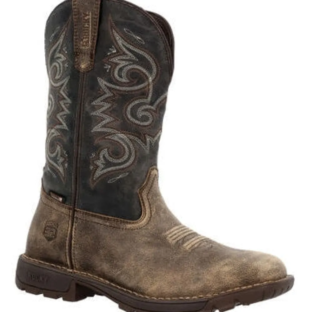 Rocky Men's Legacy 32 11" WP Western Pull On Work Boot RKW0389