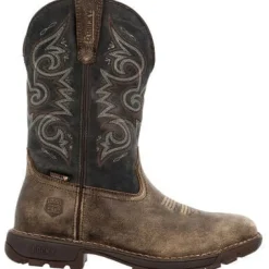 Rocky Men's Legacy 32 11" WP Western Pull On Work Boot RKW0389