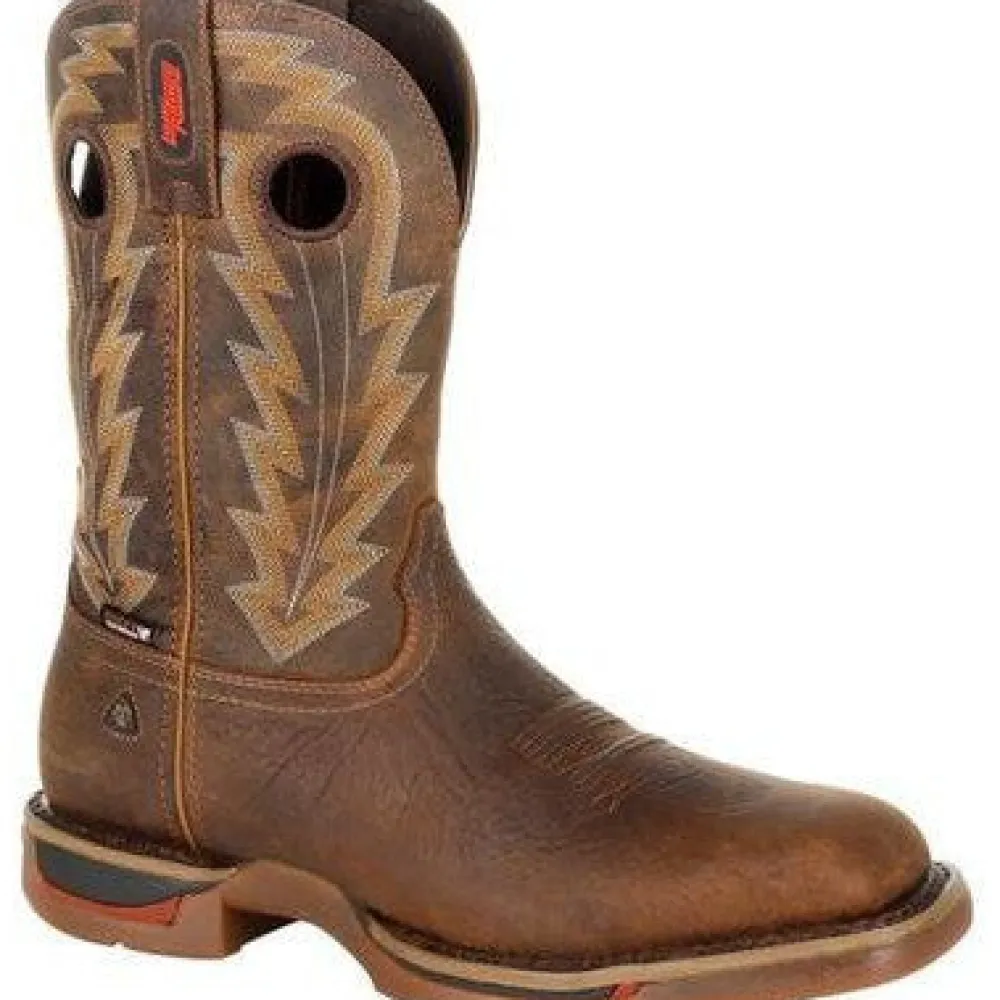 Rocky Men's Long Range 11" Comp Toe WP Western Boot -- RKW0303