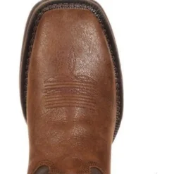 Rocky Men's Long Range Stl Toe WP Pull-on Western Work Boot Brown FQ0006654