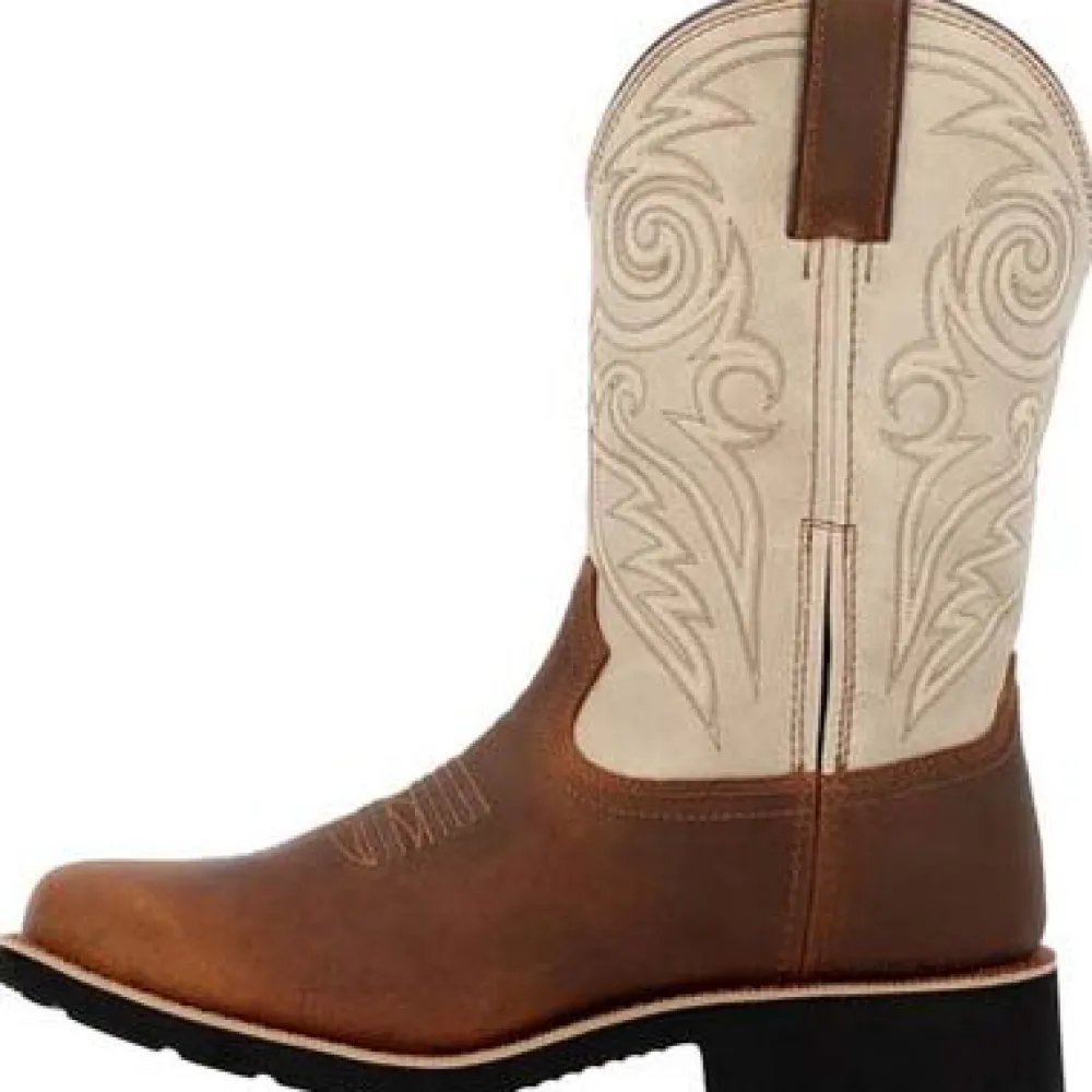 Rocky Men's Monocrepe 12" Soft Toe WP Western Classic Boot- - RKW0440