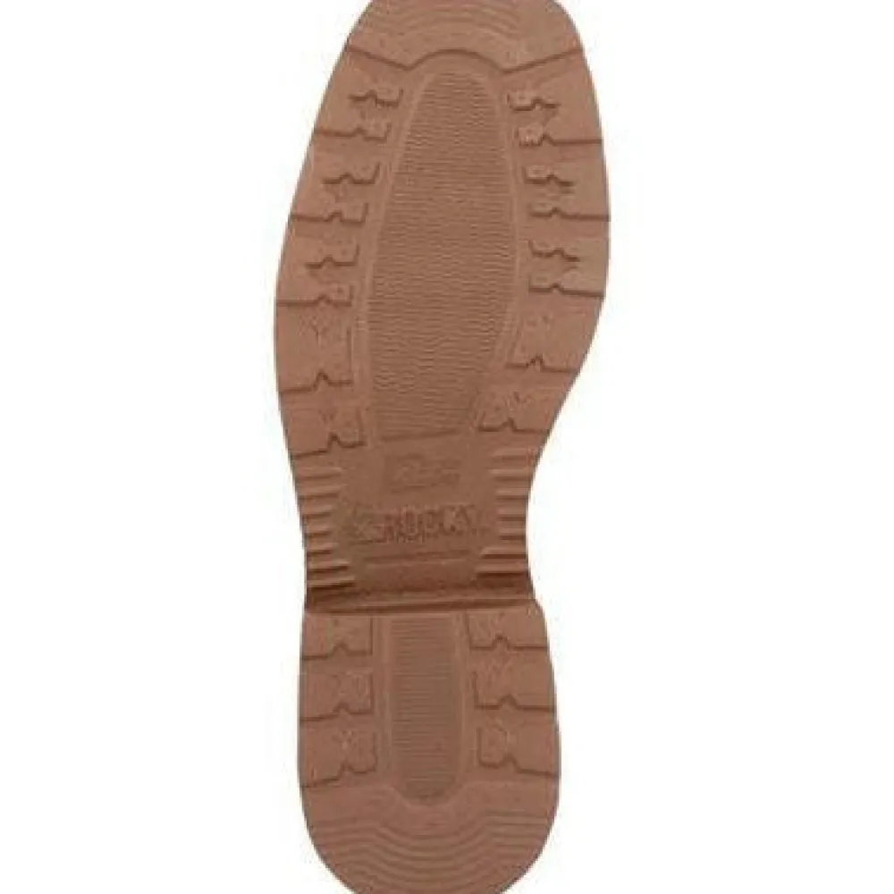 Rocky Men's Monocrepe 12" Square Toe Western Boot -Cognac- RKW0433