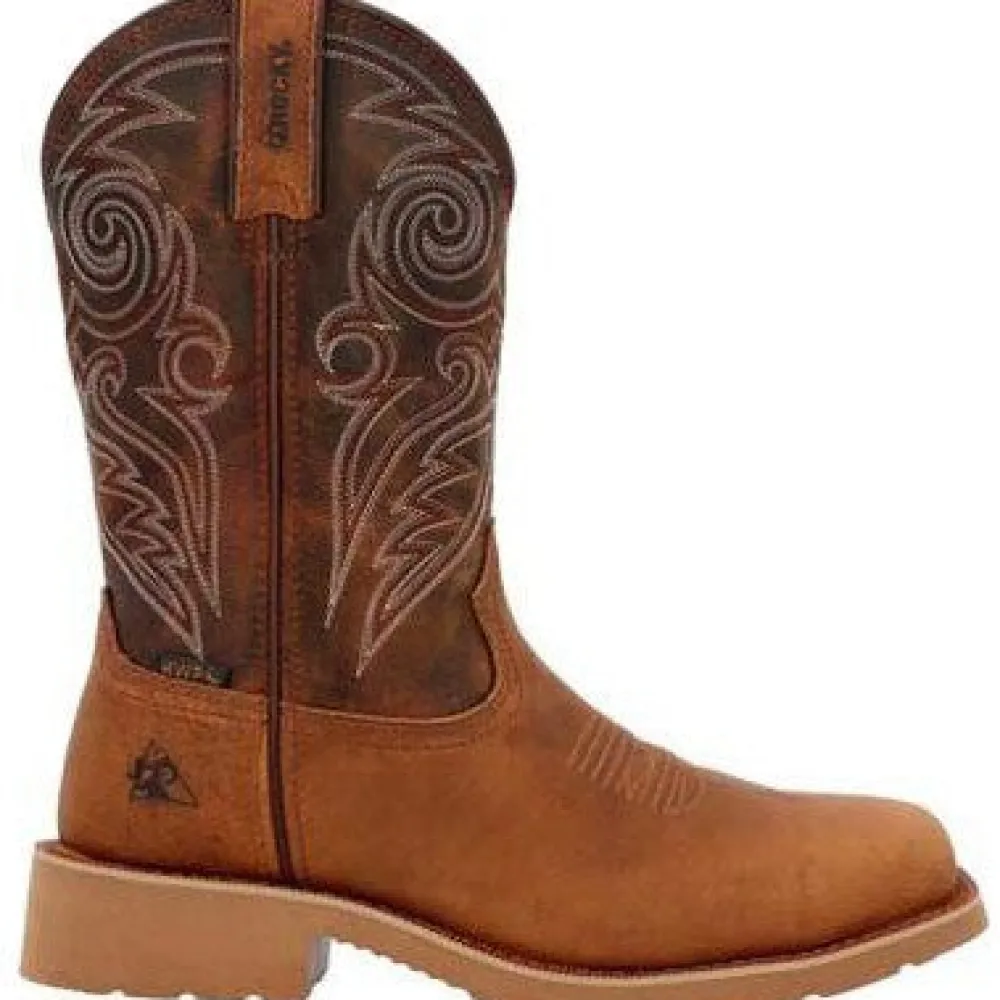 Rocky Men's Monocrepe 12" Steel Toe WP Western Boot -- RKW0431