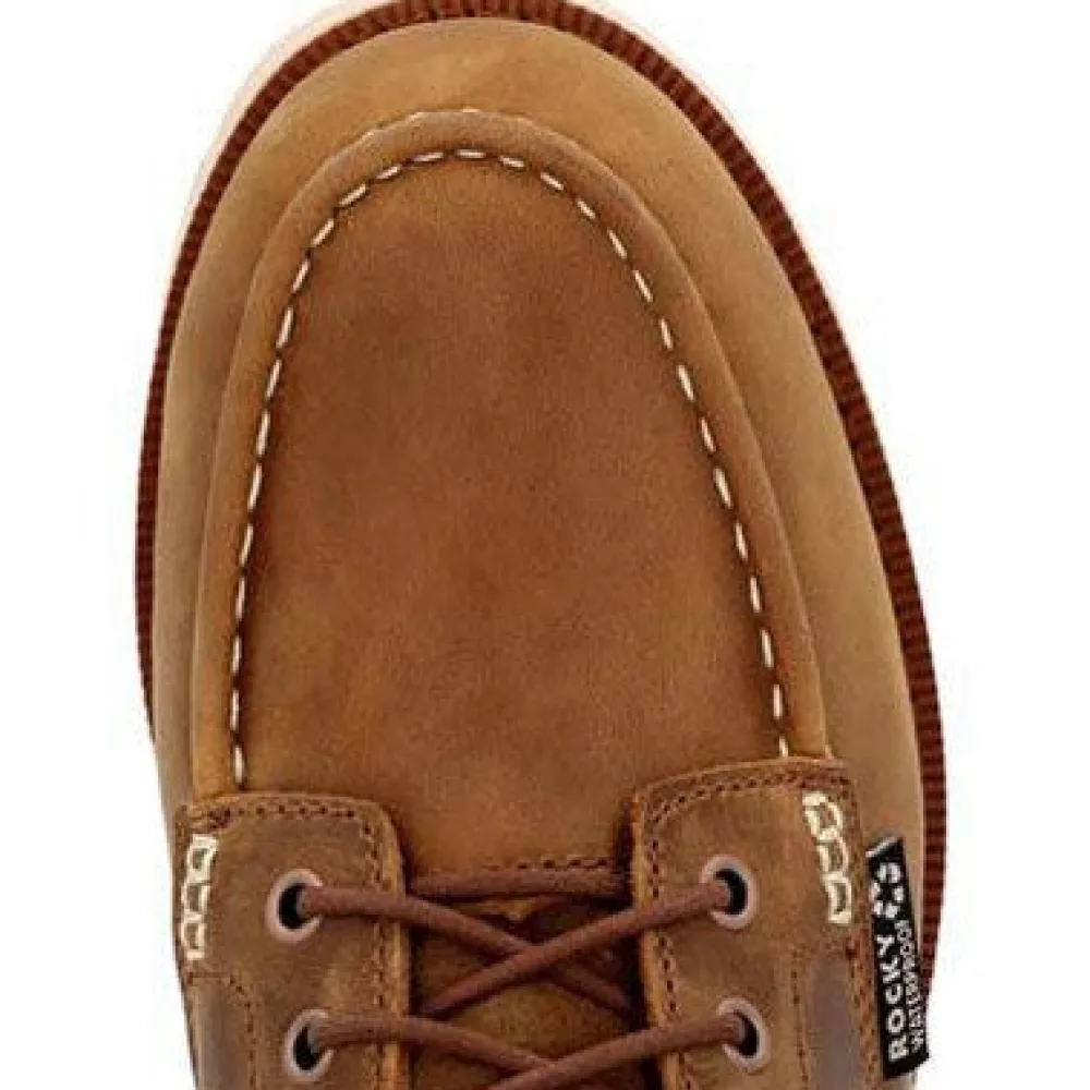 Women Rocky Men's Monocrepe Wedge 6" Soft Toe WP Work Boot -Horse- RKK0470