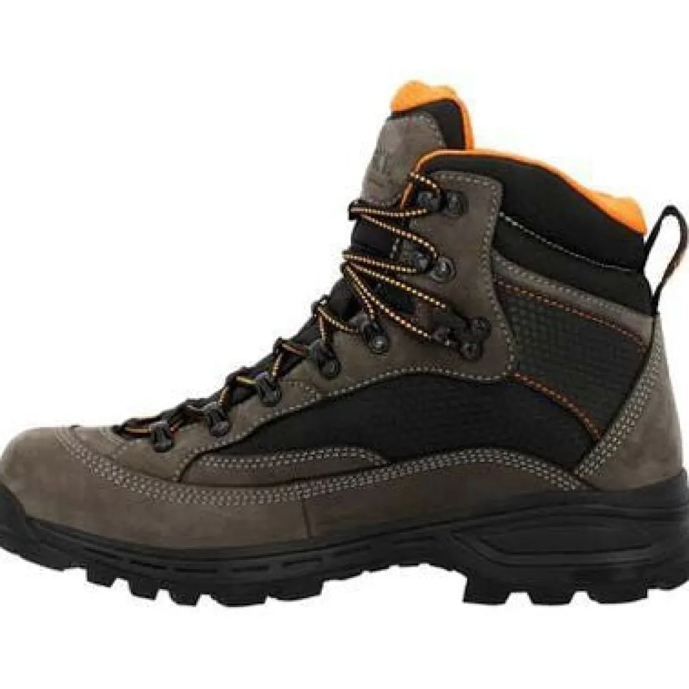Women Rocky Men's Mtn Stalker Pro 6" Soft Toe WP Mountain Boot -Charcoal- RKS0644