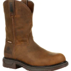 Rocky Men's Original Ride Steel Toe WP Western Work Boot RKW0306