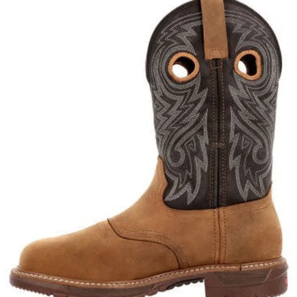 Rocky Men's Original Ride 11" Comp Toe WP Western Work Boot -- RKW0391