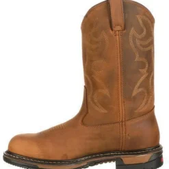 Rocky Men's Original Ride Branson WP Steel Toe Western Boot-FQ0002809
