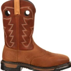 Rocky Men's Original Ride Steel Toe WP Western Boot- - RKYW041