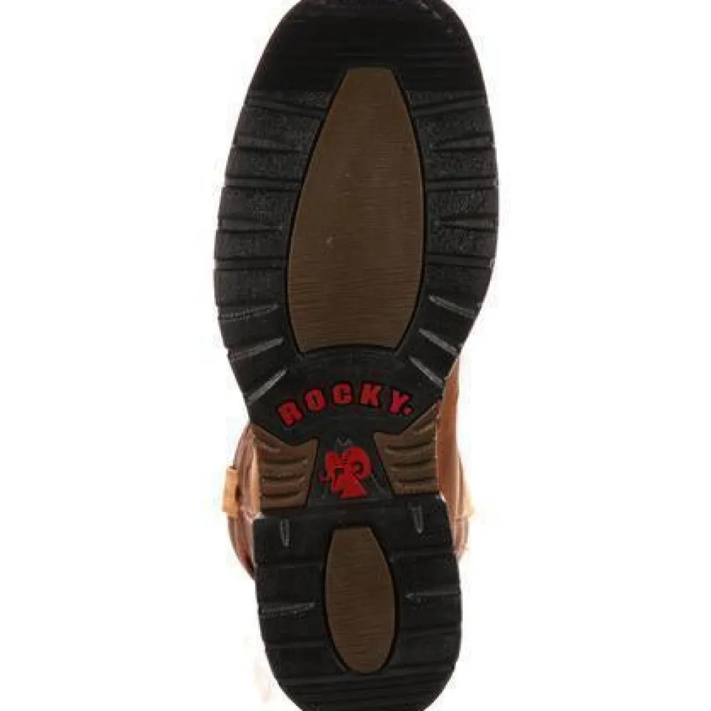 Rocky Men's Original Ride Steel Toe WP Western Boot- - RKYW041