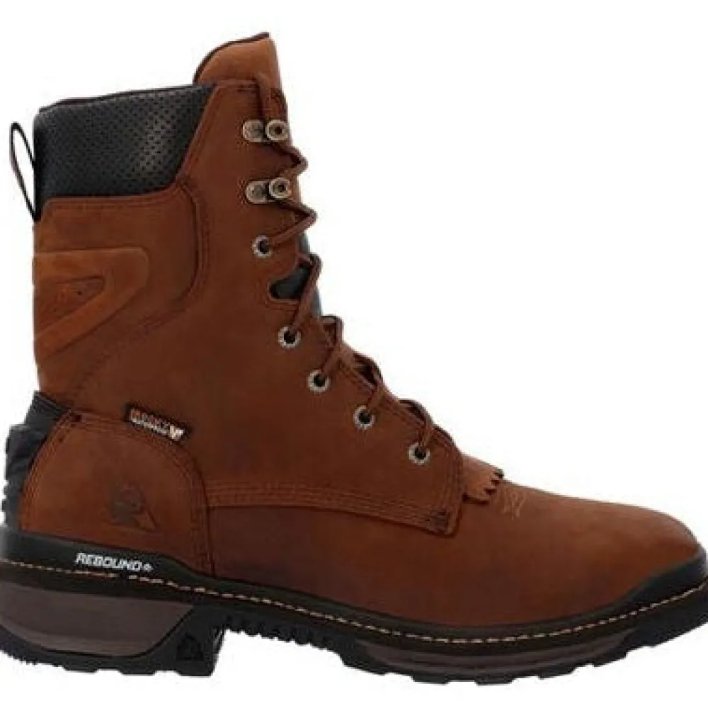 Rocky Men's Rams Horn 9" Comp Toe WP Western Work Boot -- RKW0407