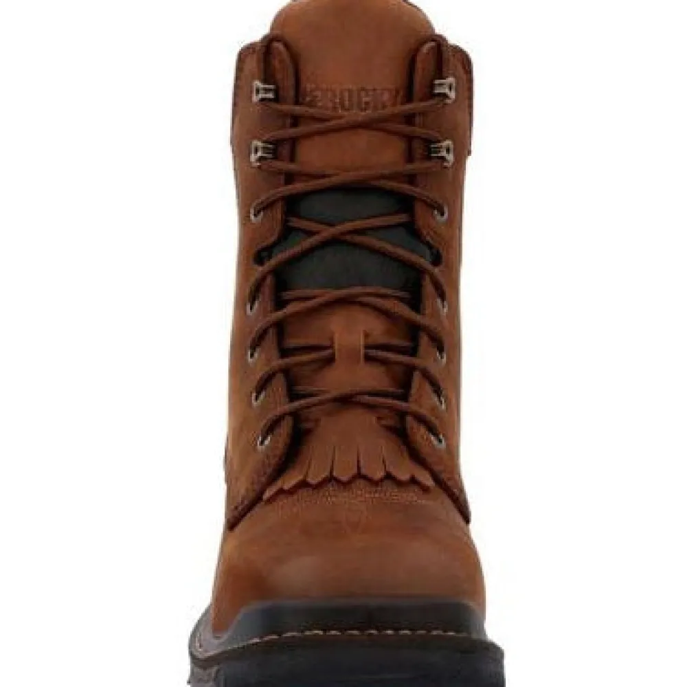 Rocky Men's Rams Horn 9" Comp Toe WP Western Work Boot -- RKW0407
