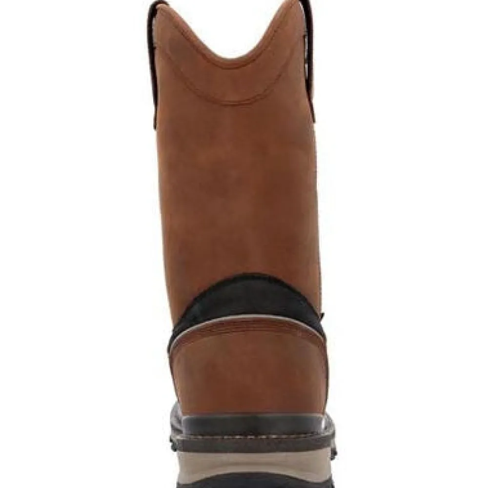 Rocky Men's Rams Horn 10" Comp Toe WP Pull On Work Boot -Horse- RKK0443