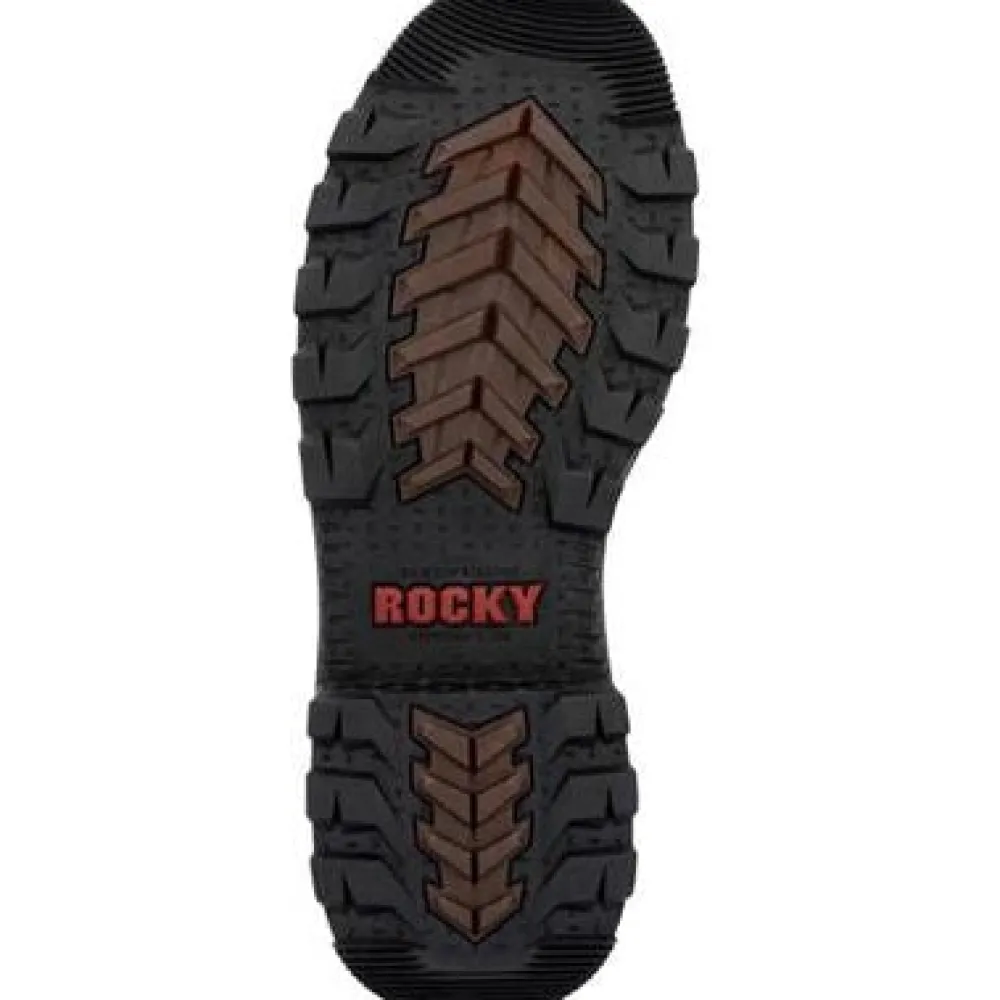 Rocky Men's Rams Horn 10" Comp Toe WP Pull On Work Boot -Horse- RKK0443