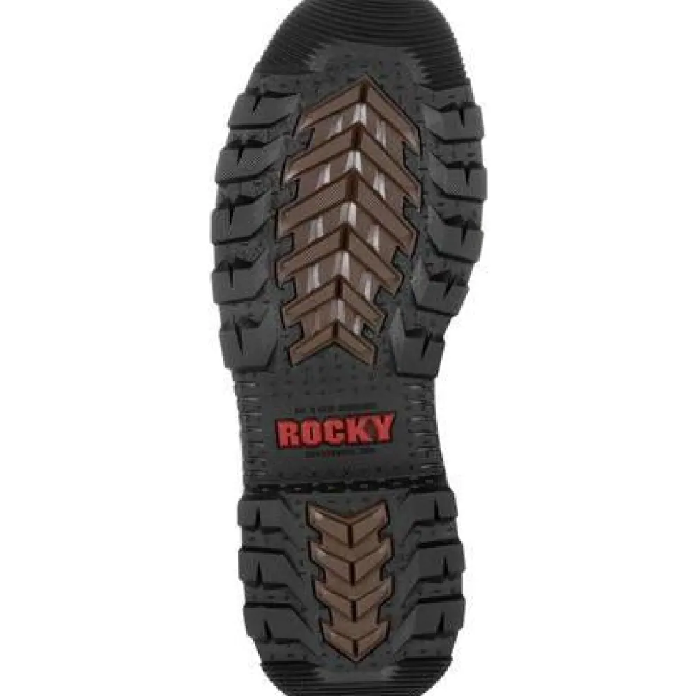 Rocky Men's Rams Horn 8" Comp Toe WP Ins Work Boot - - RKK0284
