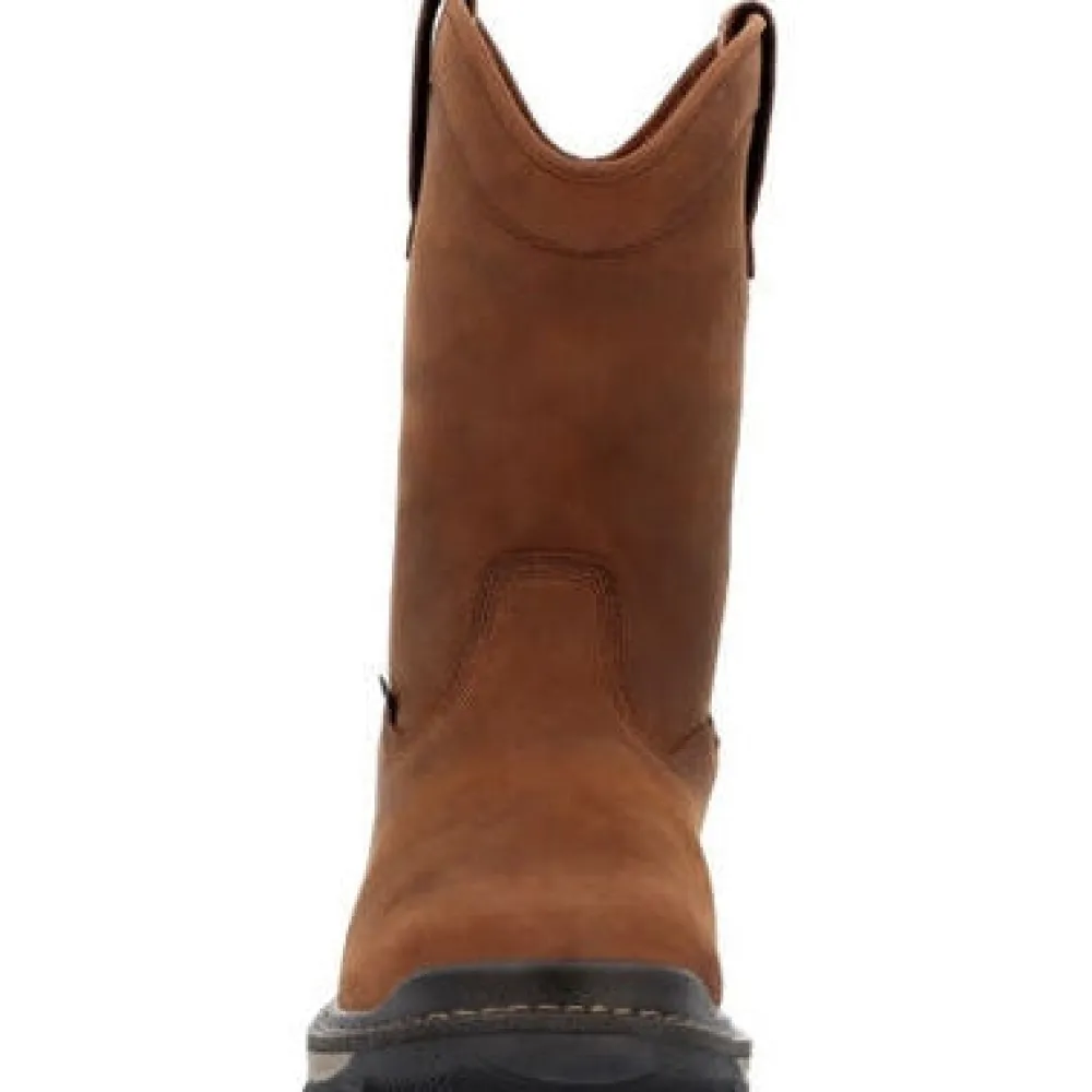 Rocky Men's Rams Horn 10" WP Safety Toe Pull On Work Boot - - RKK0398