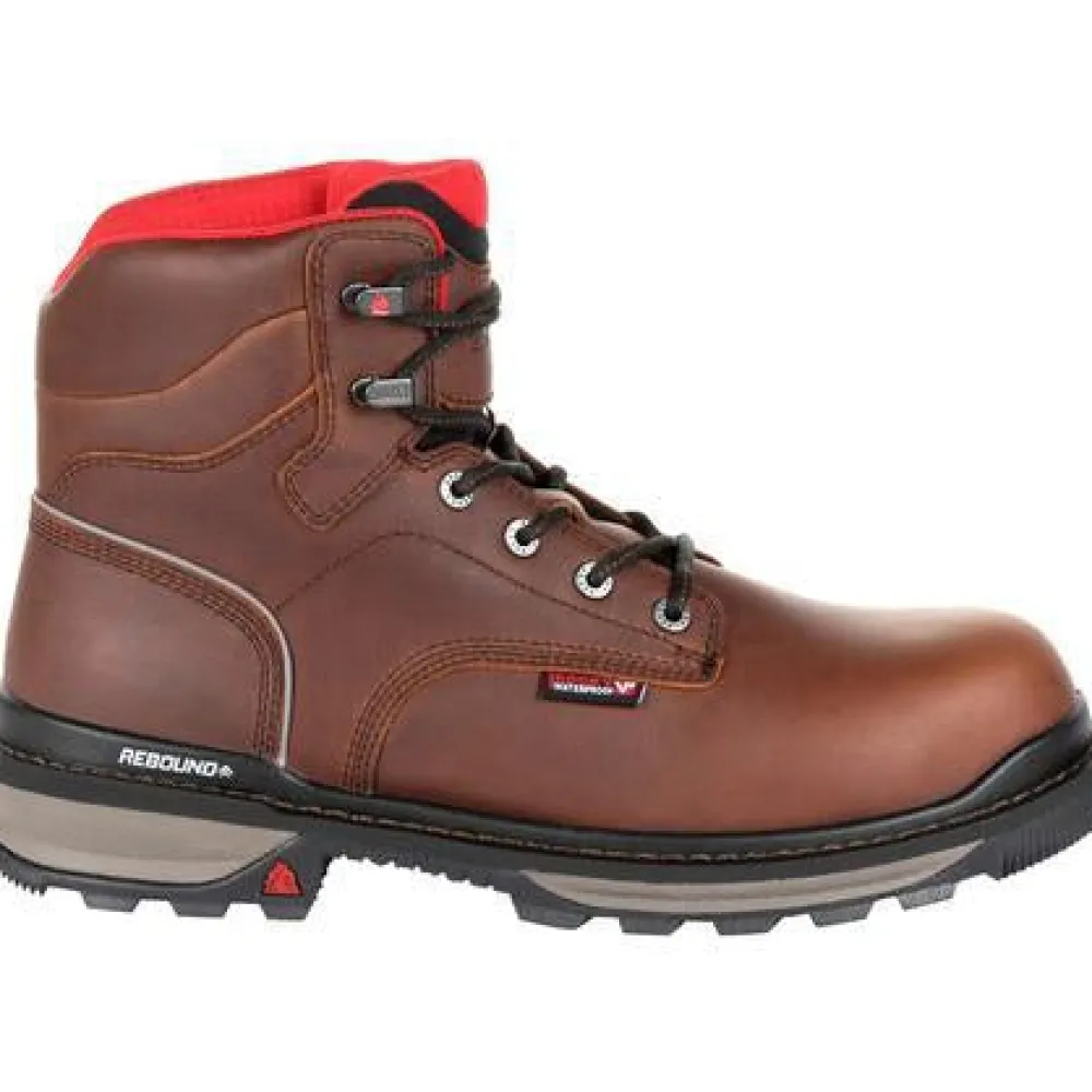 Rocky Men's Rams Horn 6" WP Work Boot - - RKK0259