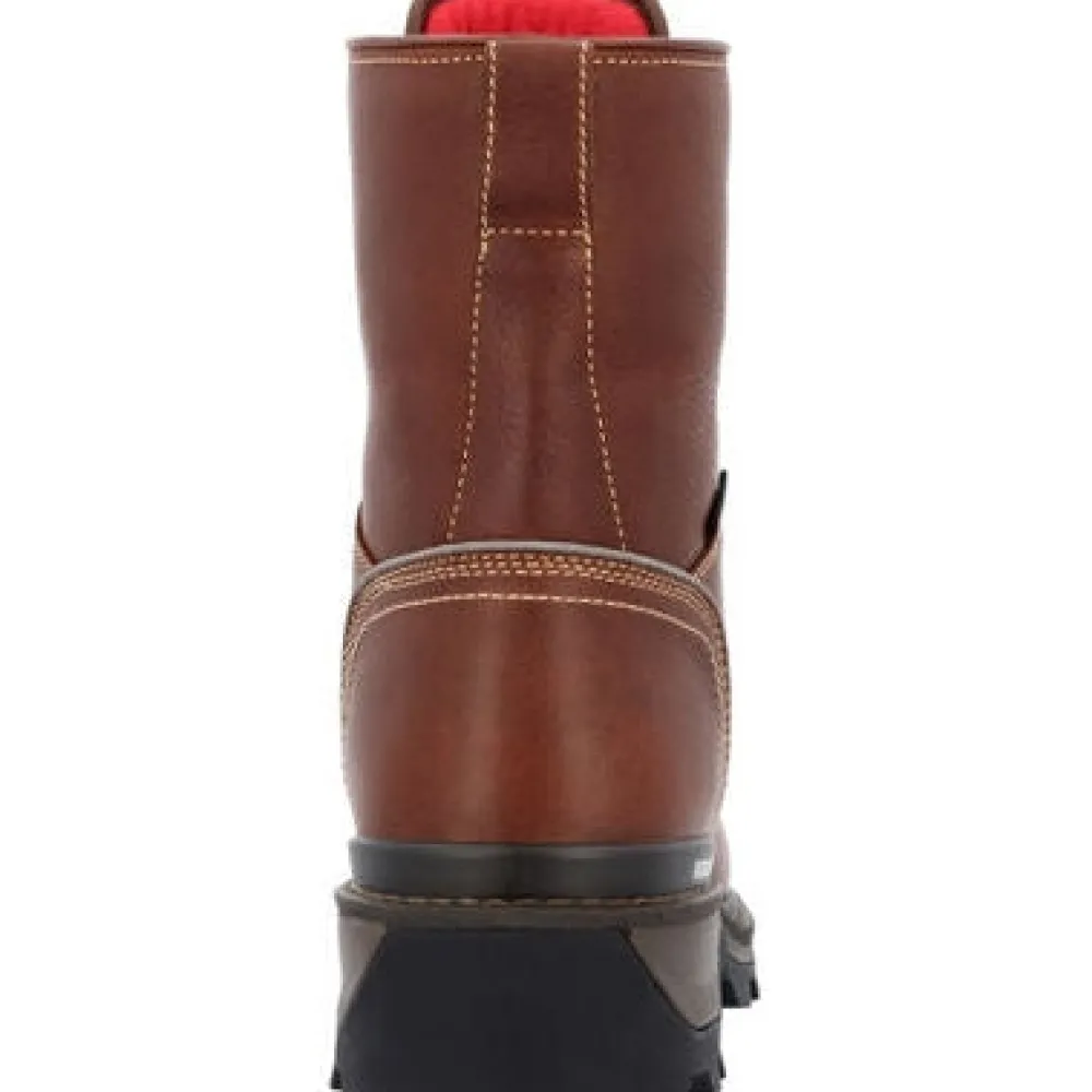Women Rocky Men's Rams Horn Logger 9" WP 400G Comp Toe Work Boot RKK0396