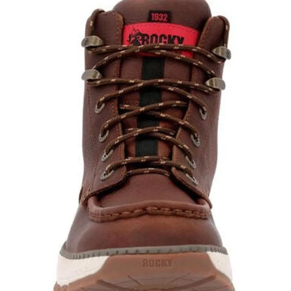 Women Rocky Men's Rebound Wedge 6" Comp Toe WP Work Boot -- RKK0435