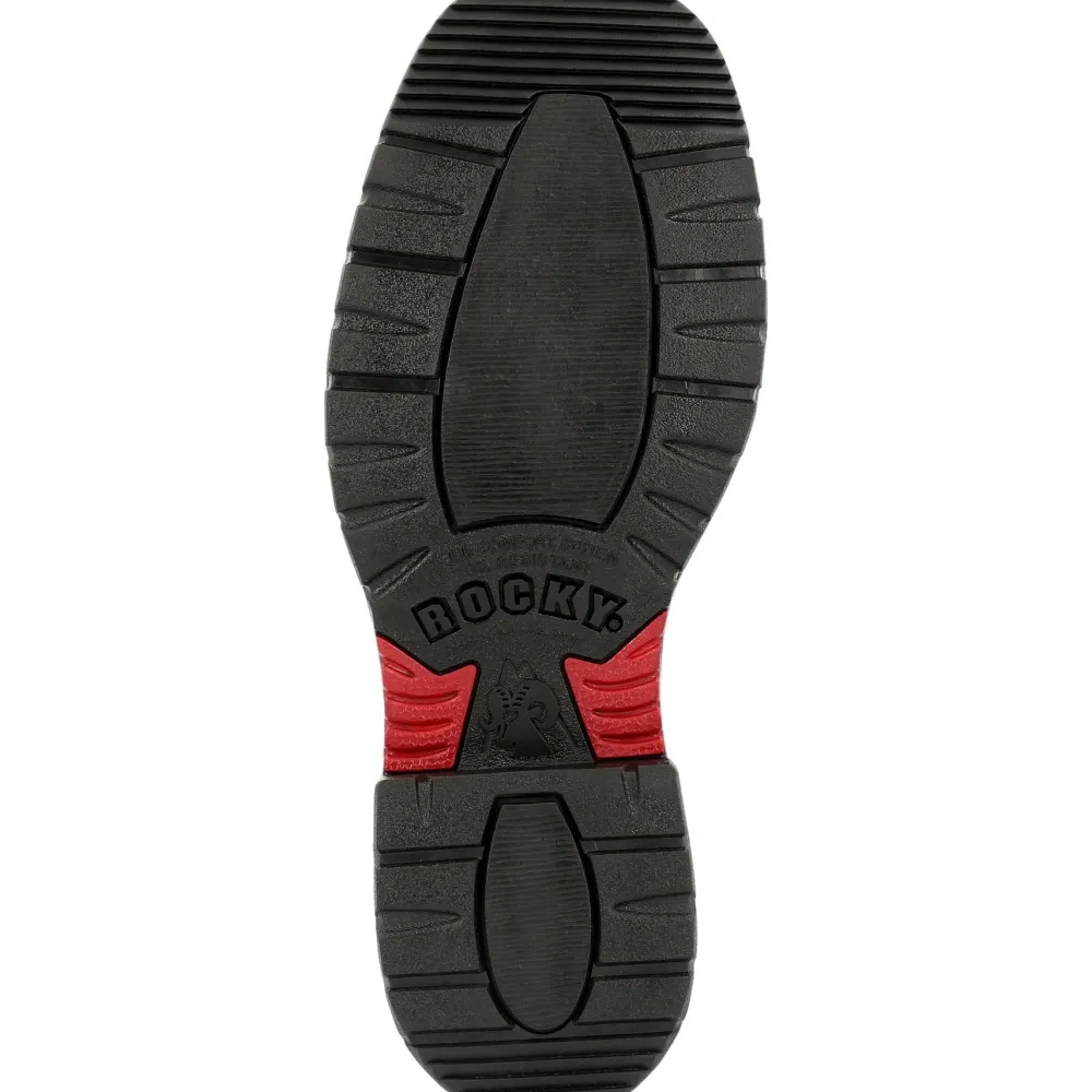 Rocky Men's Red Line 11" Square Toe Western Work Boot- - RKD0088