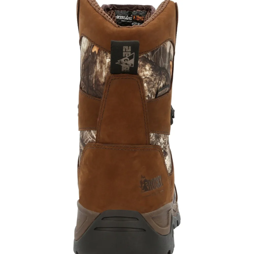 Rocky Men's Red Mountain 8" WP 800G Ins Hunt Boot- Realtree- RKS0547