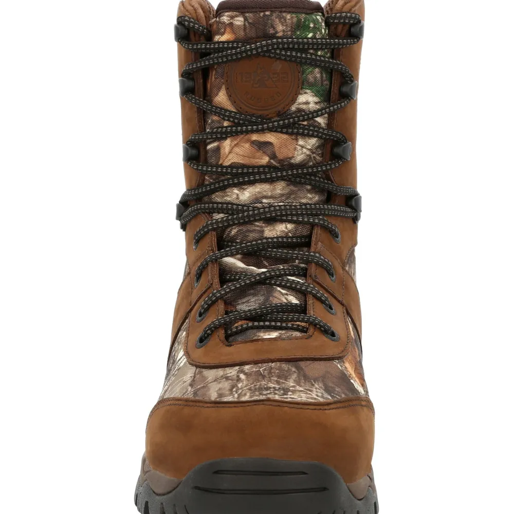 Rocky Men's Red Mountain 8" WP 800G Ins Hunt Boot- Realtree- RKS0547