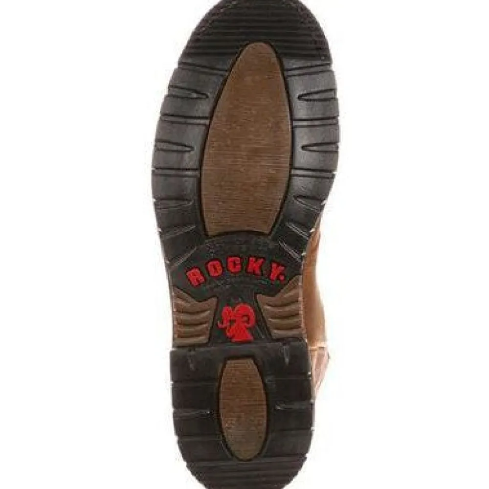 Rocky Men's Ride Branson Saddle 11" Soft Toe WP Western Boot -- FQ0002775