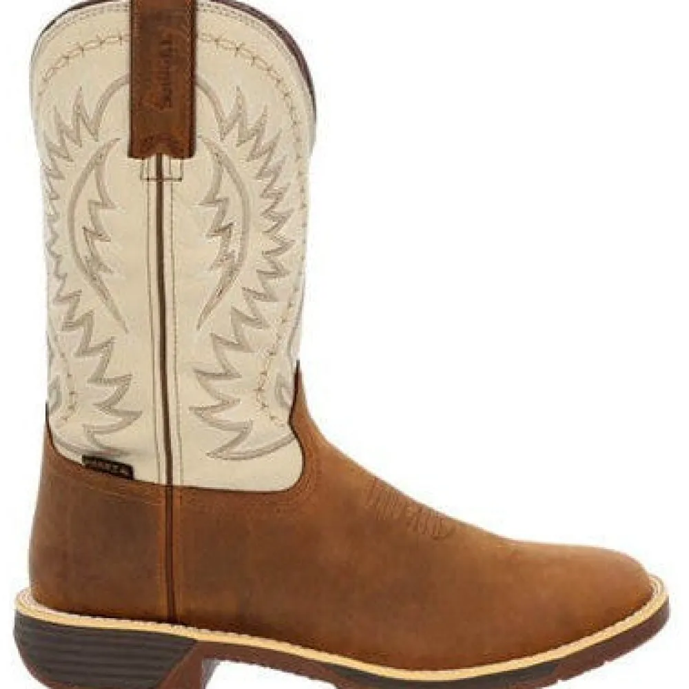 Rocky Men's Rugged Trail 11" Square Toe WP Western Boot -- RKW0366