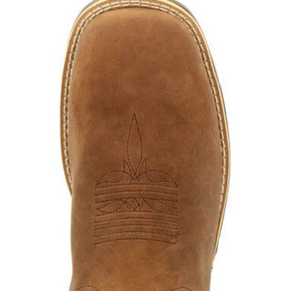 Rocky Men's Rugged Trail 11" Square Toe WP Western Boot -- RKW0366