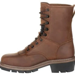 Women Rocky Men's Square Toe Logger WP Work Boot - - RKK0276