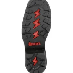 Women Rocky Men's Square Toe Logger WP Work Boot - - RKK0276