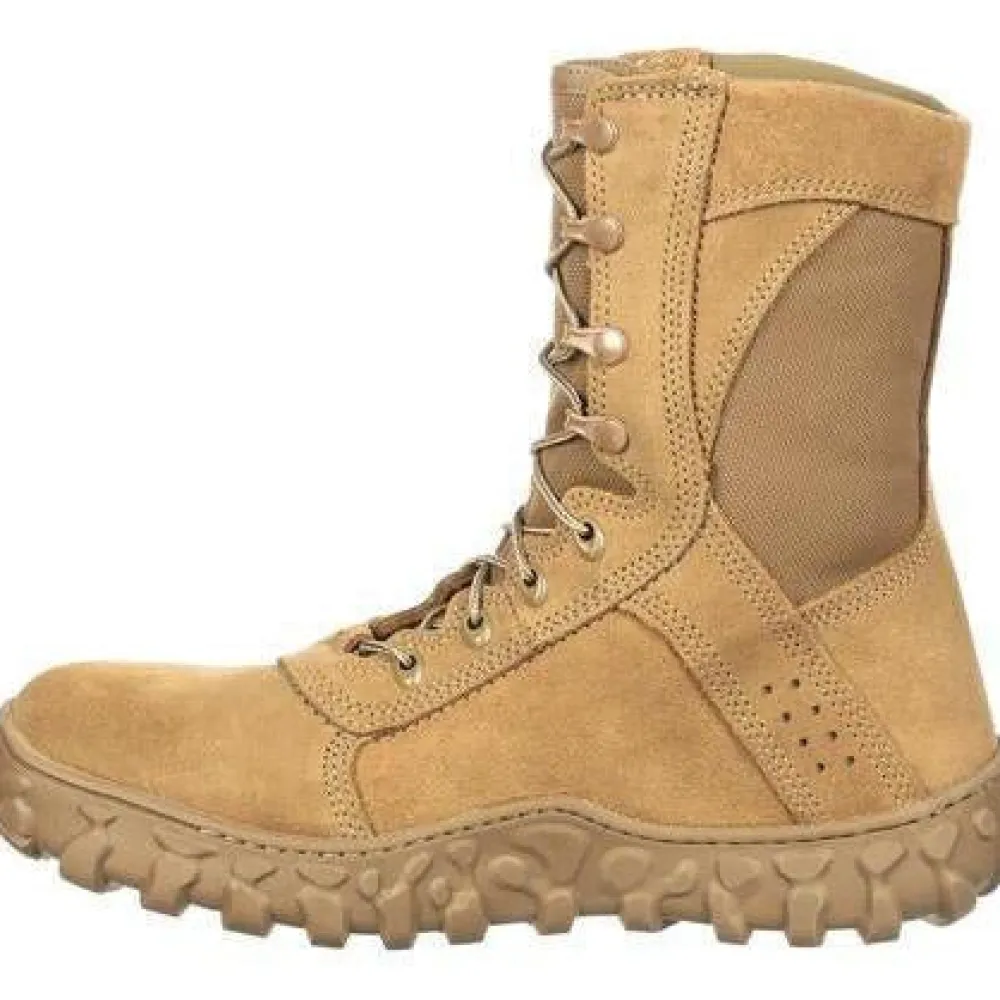 Rocky Men's S2V 8" Steel Toe Tactical Military Boot - Brown - RKC053