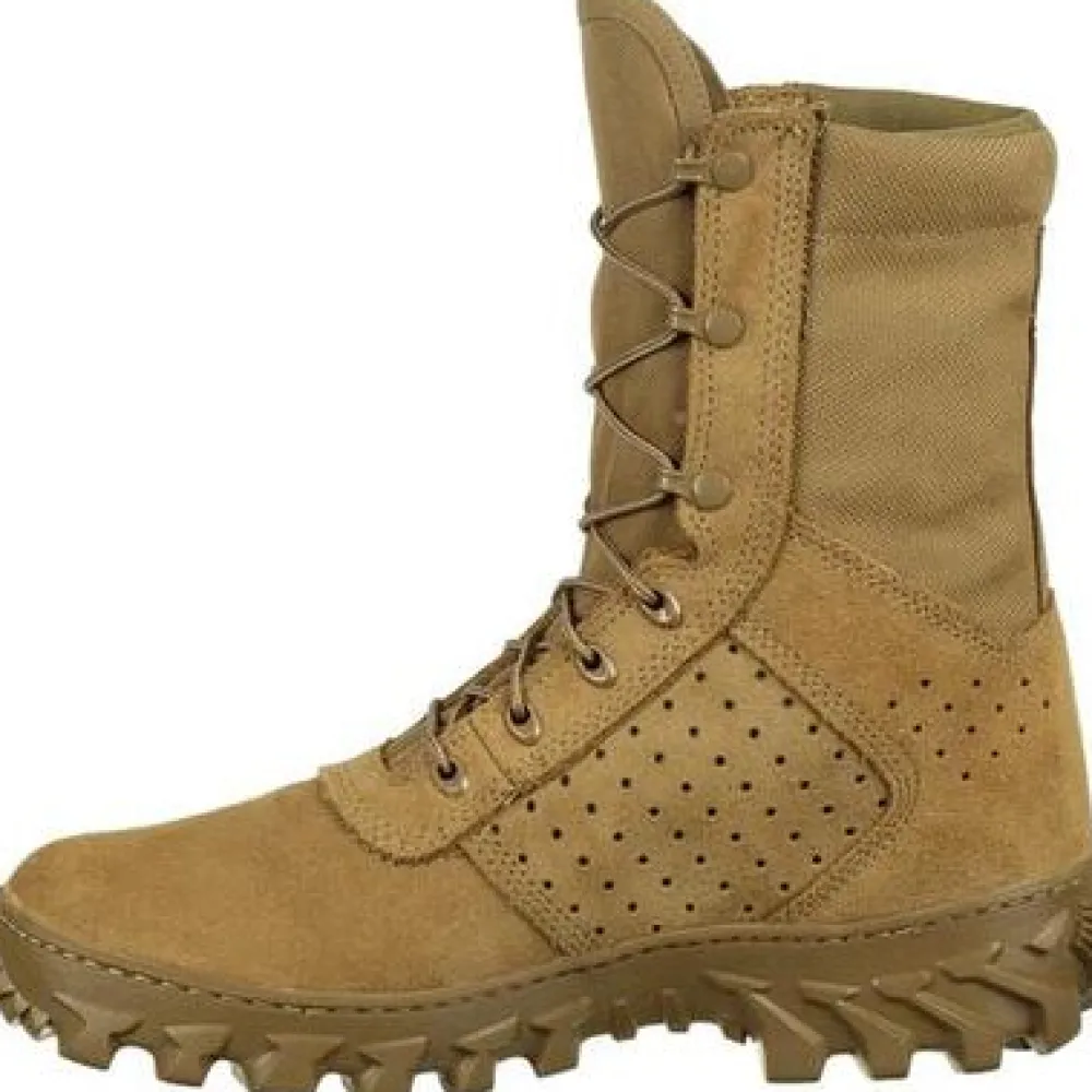Rocky Men's S2V Enhanced Jungle 8" Soft Toe PR USA Made Military Boot- RKC071