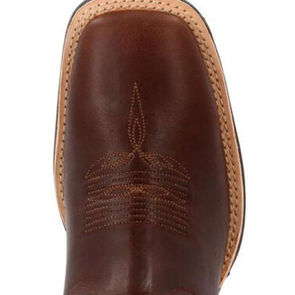 Rocky Men's Tall Oaks 12" ST Slip Resist Western Work Boot -Bone- RKW0405