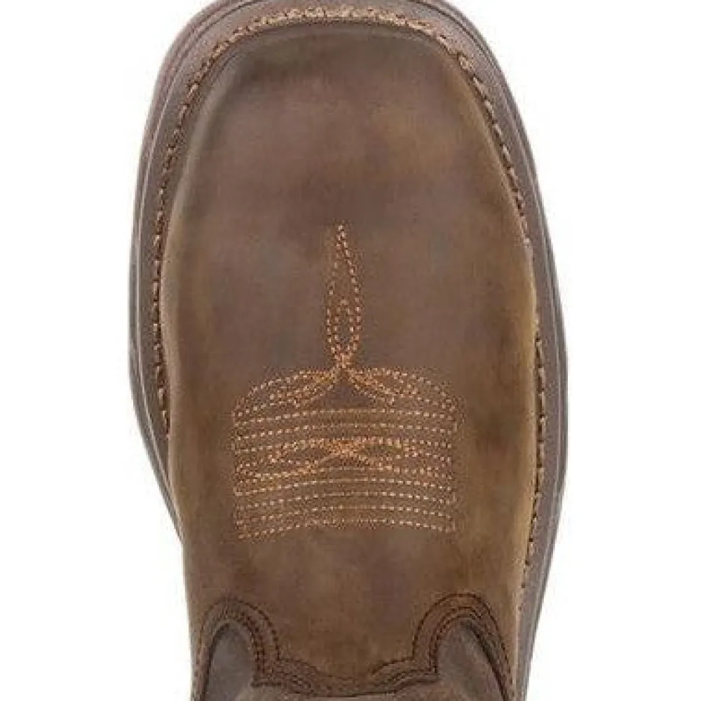 Rocky Men's TPU Heel 11" Square Toe WP Met Guard Western Boot -- RKW0288