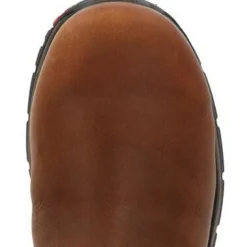 Women Rocky Men's Treadflex 11" Comp Toe WP Wellington Work Boot- Crazy Horse- RKK0469