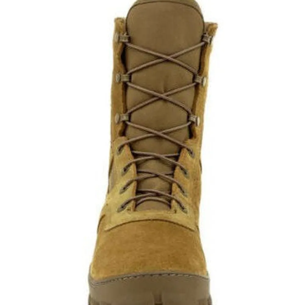 Rocky Men's USMC Tropical 8" Soft Toe PR USA Made Military Boot- RKC091
