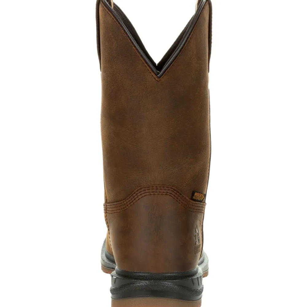 Rocky Men's Worksmart 10" Comp Toe WP Western Work Boot- RKW0325