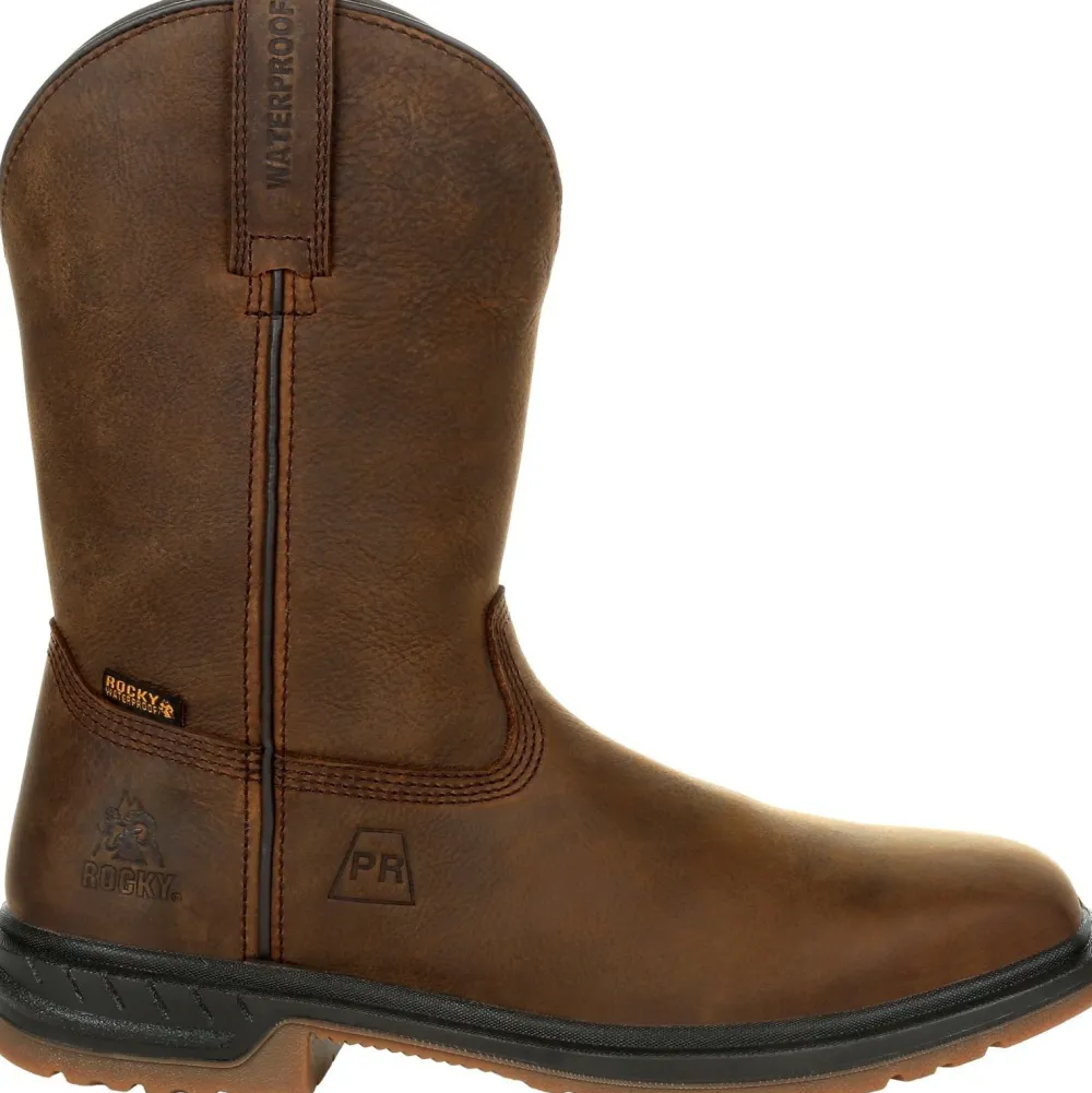 Rocky Men's Worksmart 10" Comp Toe WP Western Work Boot- RKW0325