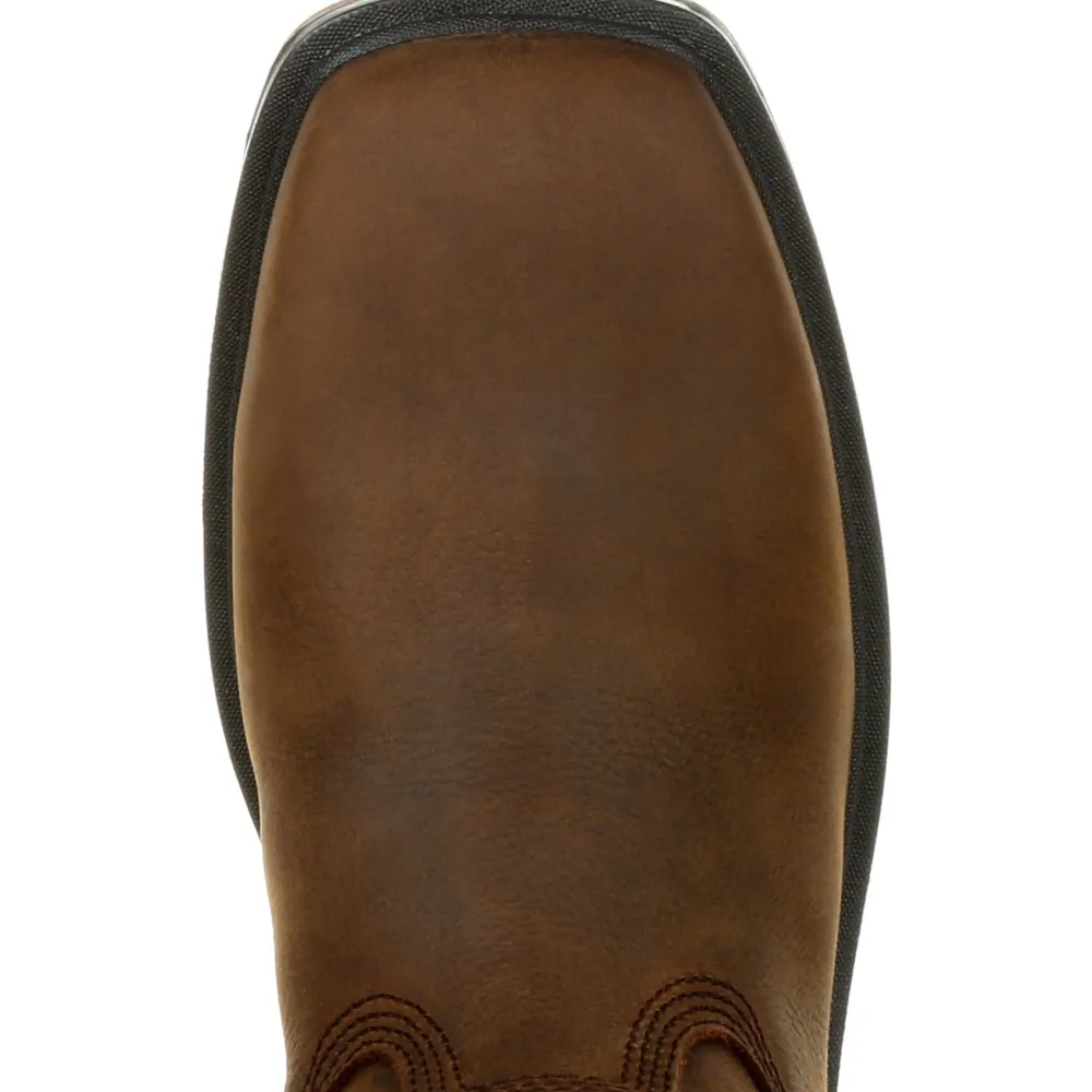 Rocky Men's Worksmart 10" Comp Toe WP Western Work Boot- RKW0325