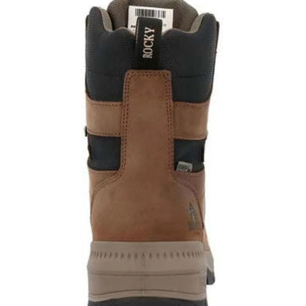 Rocky Men's Worksmart 8" Comp Toe WP Slip Resist Work Boot -Horse- RKK0482