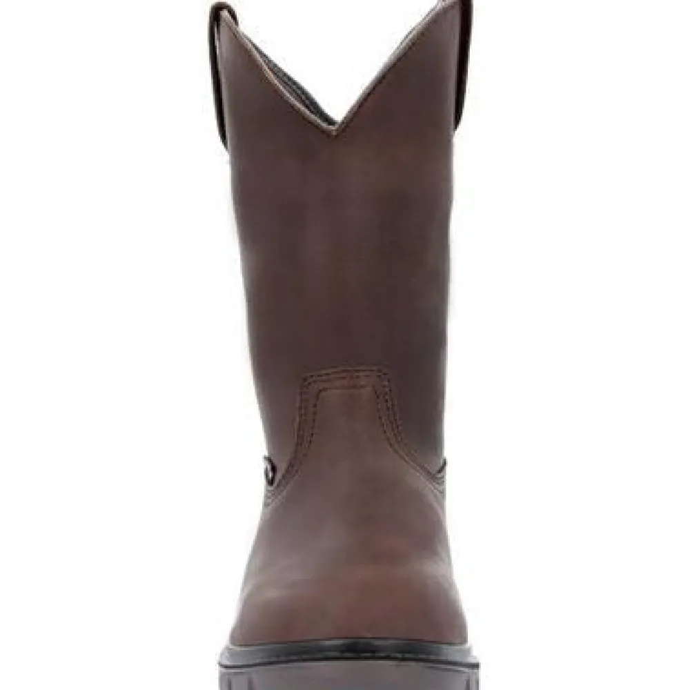 Women Rocky Men's Worksmart USA 11" WP Slip Resist Work Boot -- RKK0453
