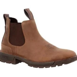 Women Rocky Women's Legacy 32 4" Square Toe Western Boot -Coffee- RKW0410