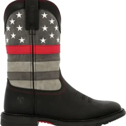 Women Rocky Women's Red Line 10" Square Toe Western Work Boot - RKD0089