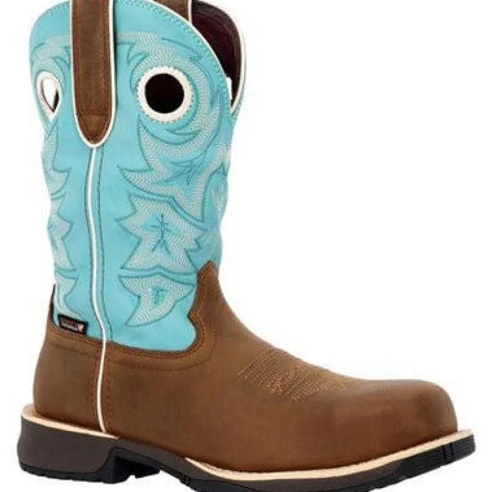 Women Rocky Women's Rosemary 11" Comp Toe WP Western Boot -- RKW0412