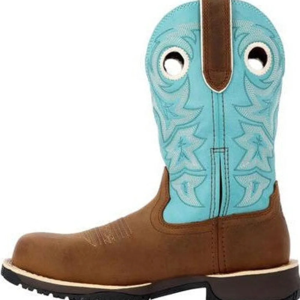 Women Rocky Women's Rosemary 11" Comp Toe WP Western Boot -- RKW0412